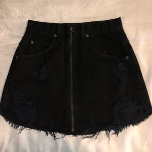 Carmar Black denim skirt size 26